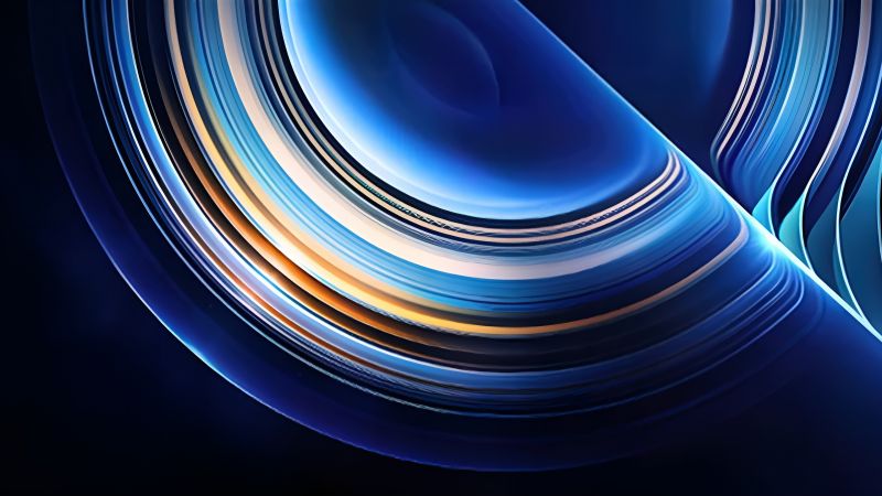 Rings Blue background