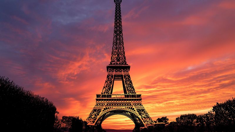 Eiffel Tower Sunset