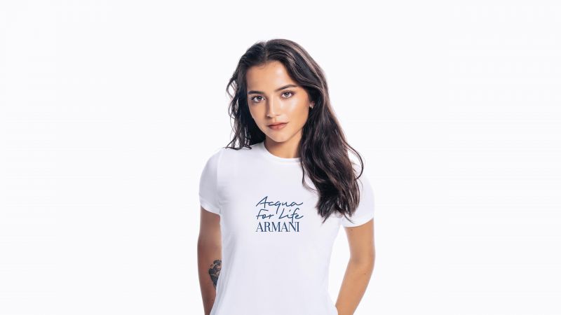 Isabela Merced White background