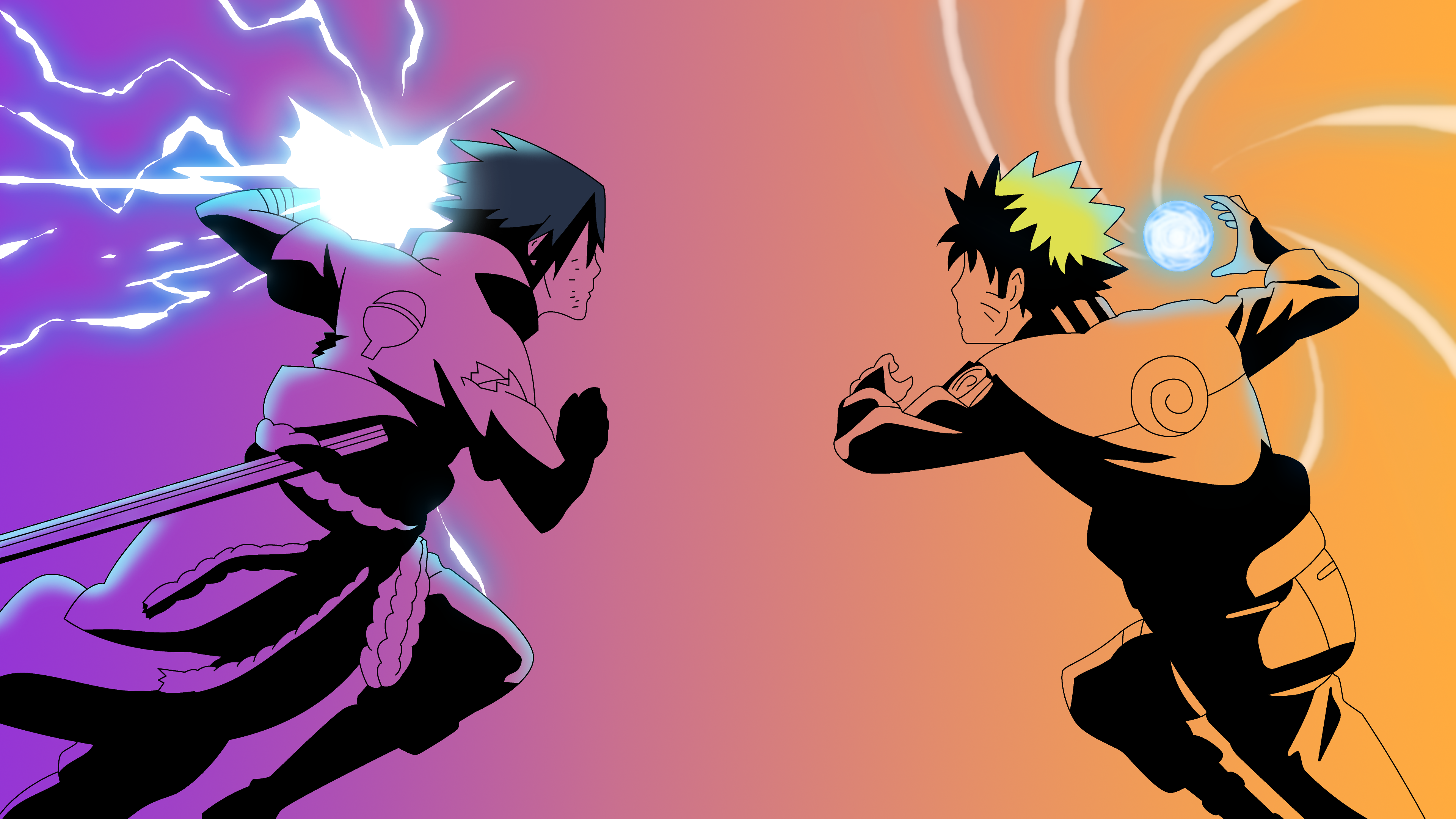 Naruto Uzumaki Sasuke Uchiha