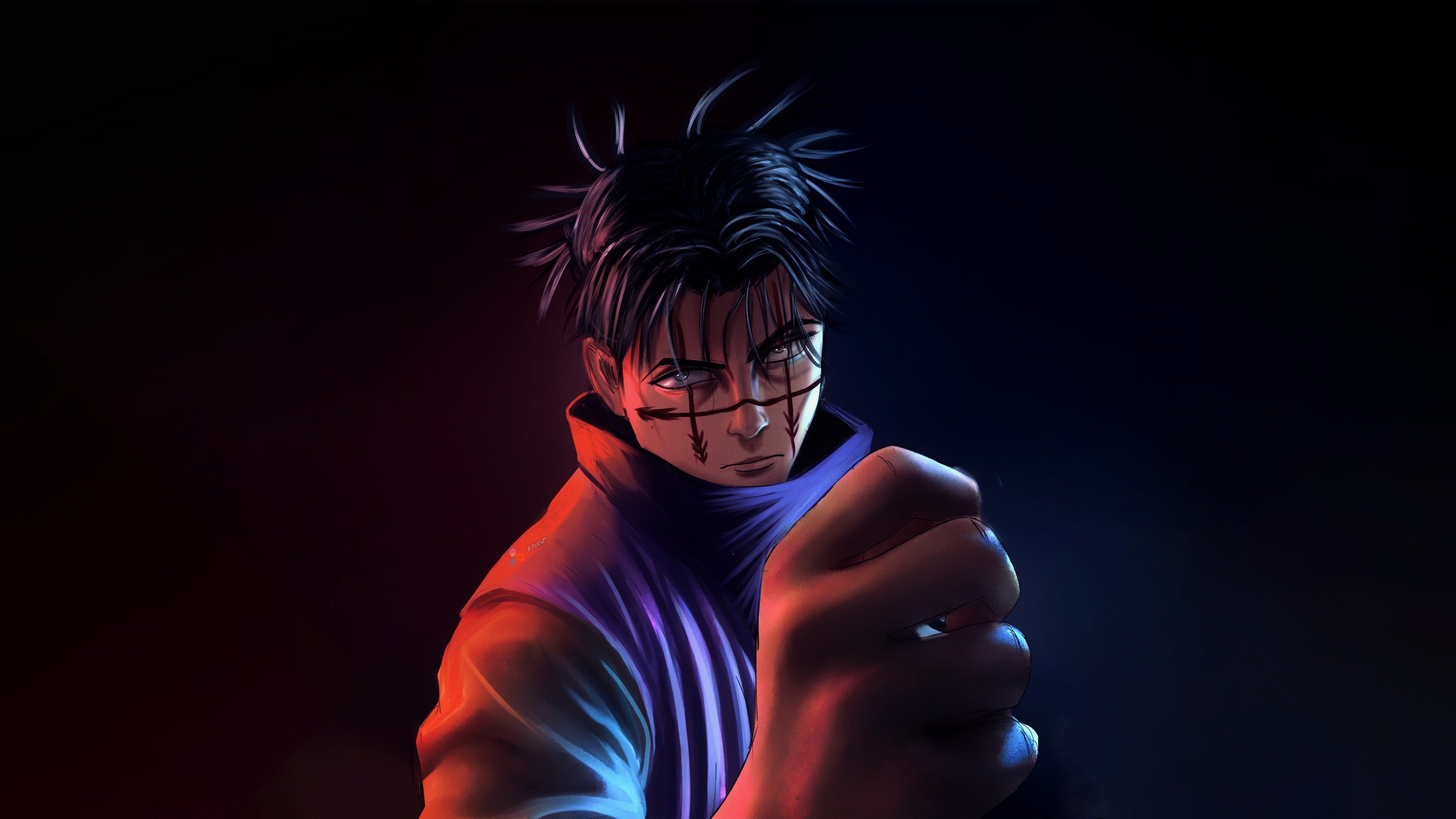 Choso Dark background