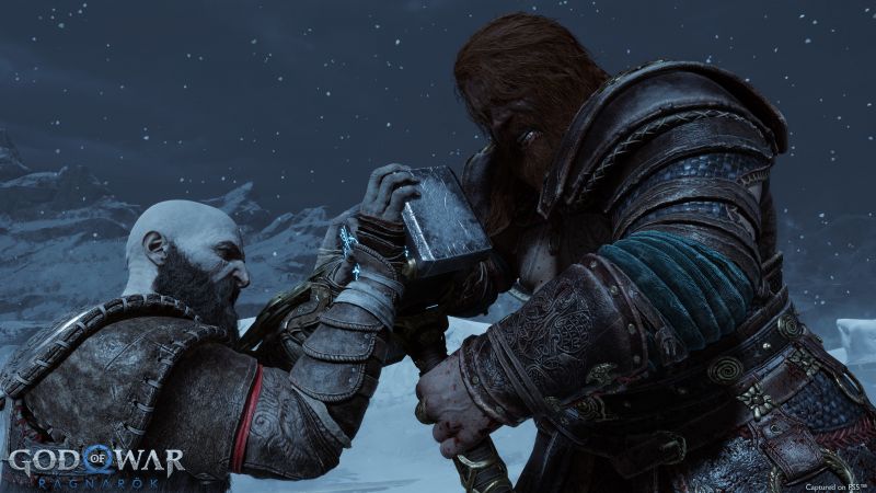 Kratos vs Thor Boss Fight