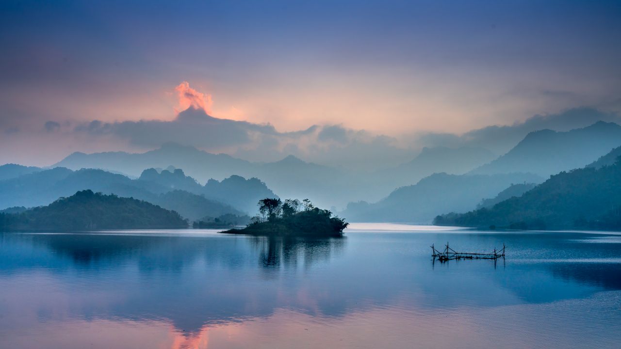 Mountains Clouds