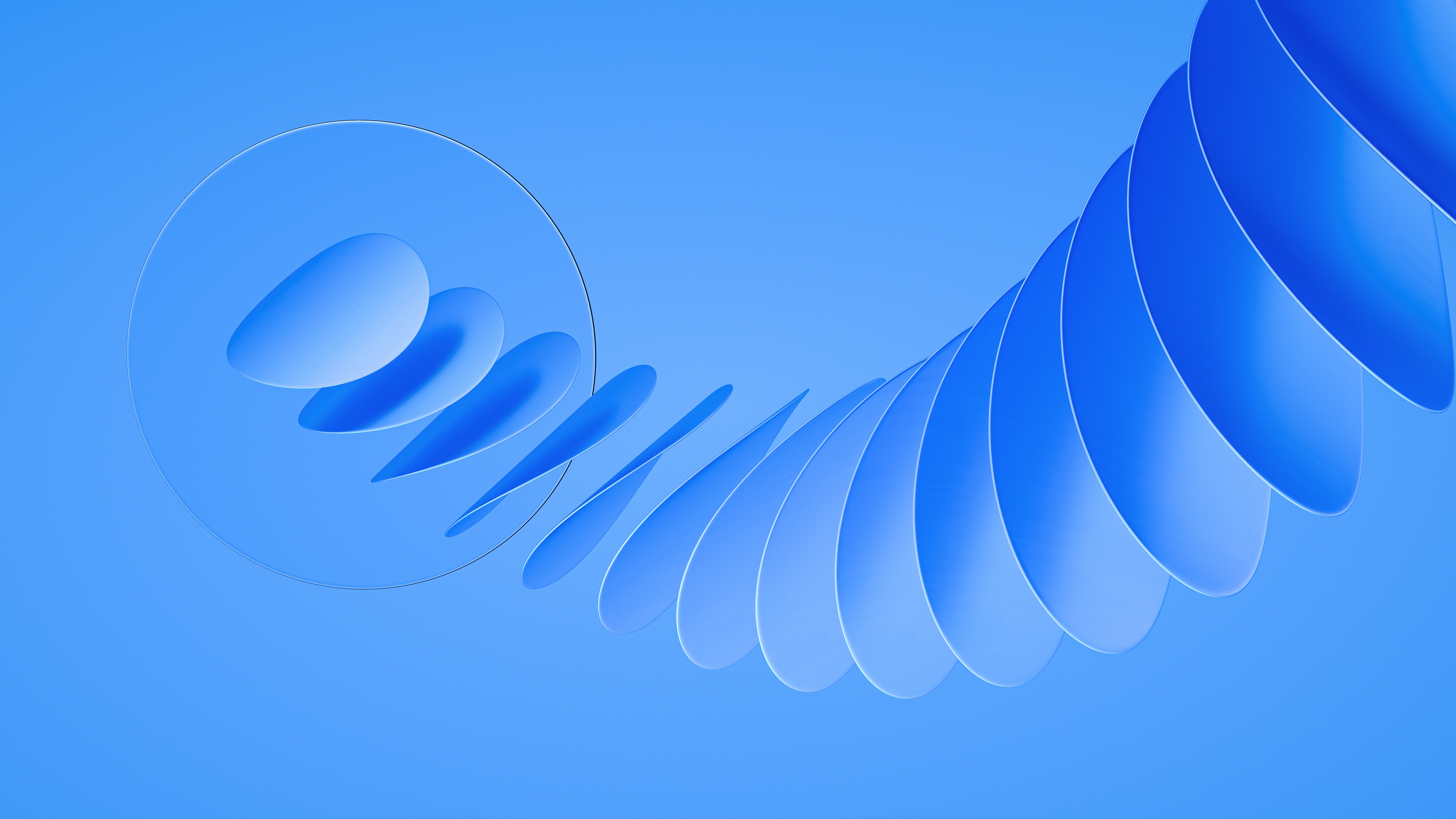 3D background Blue