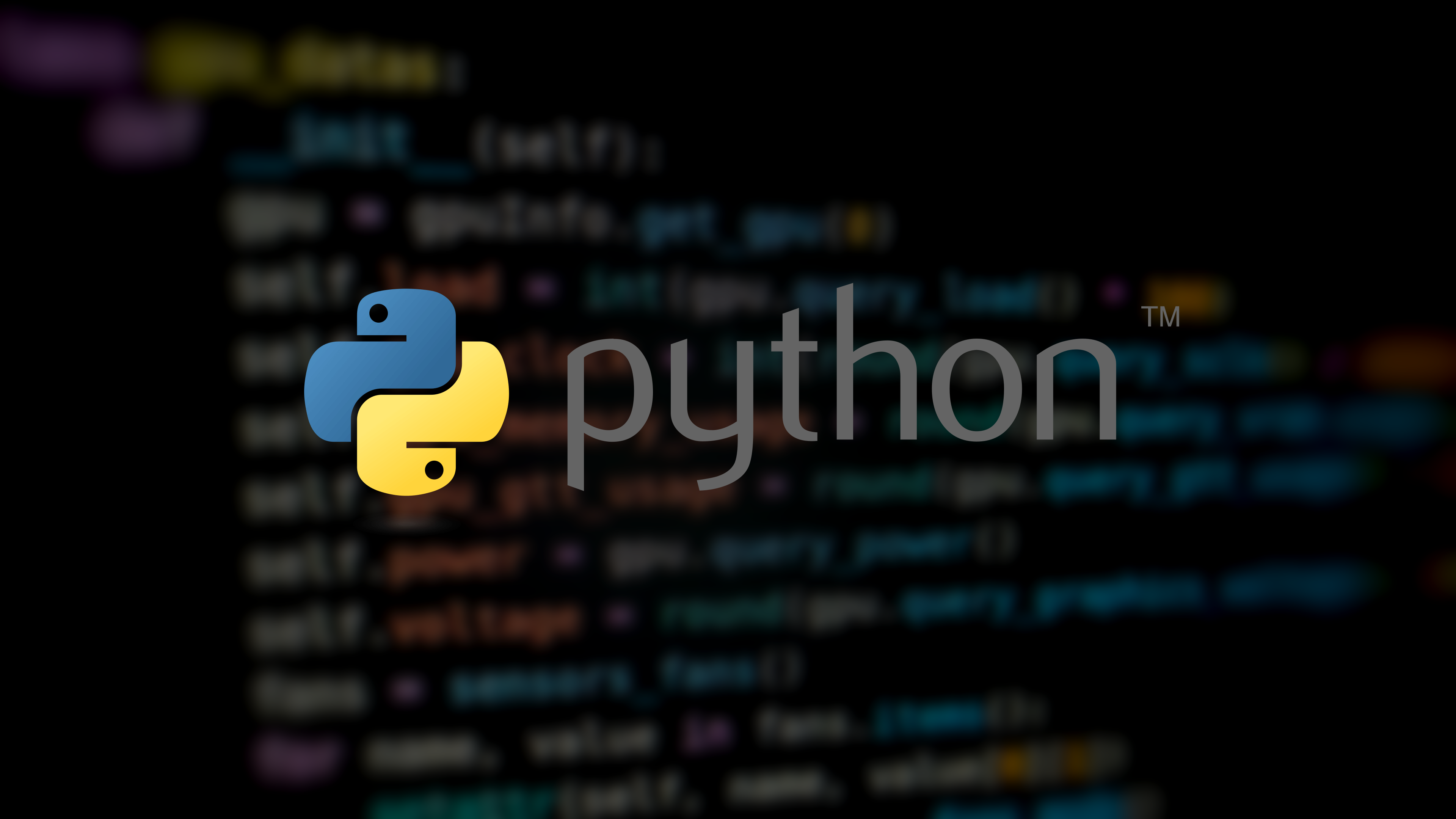 Python Dark background