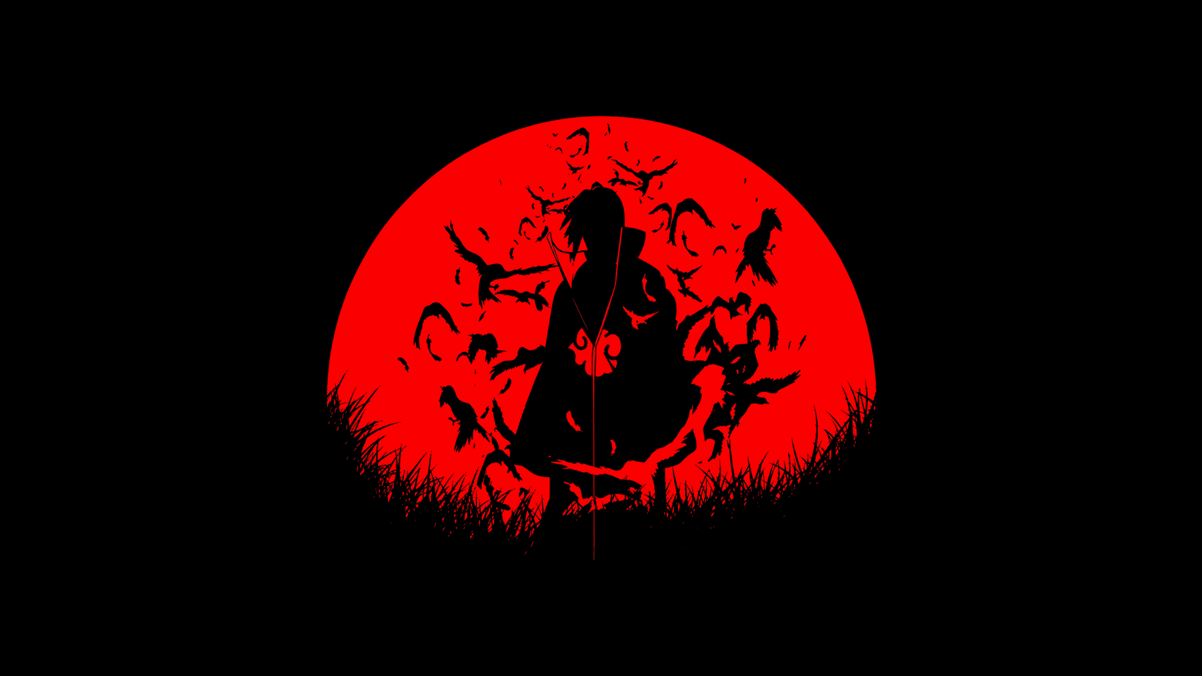 Itachi Uchiha Red moon