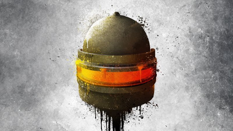 PUBG Level 3 helmet Drippy artwork