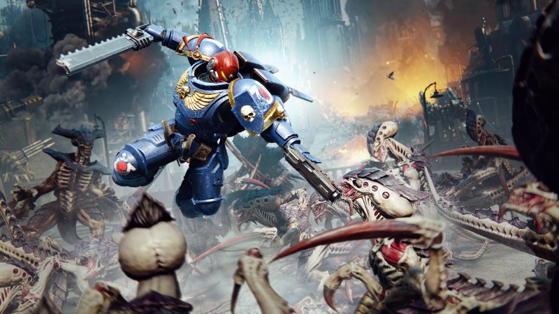 Warhammer 40K Space Marine 2 Action