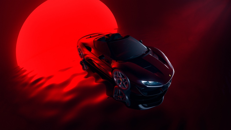 Ferrari J50 Red aesthetic