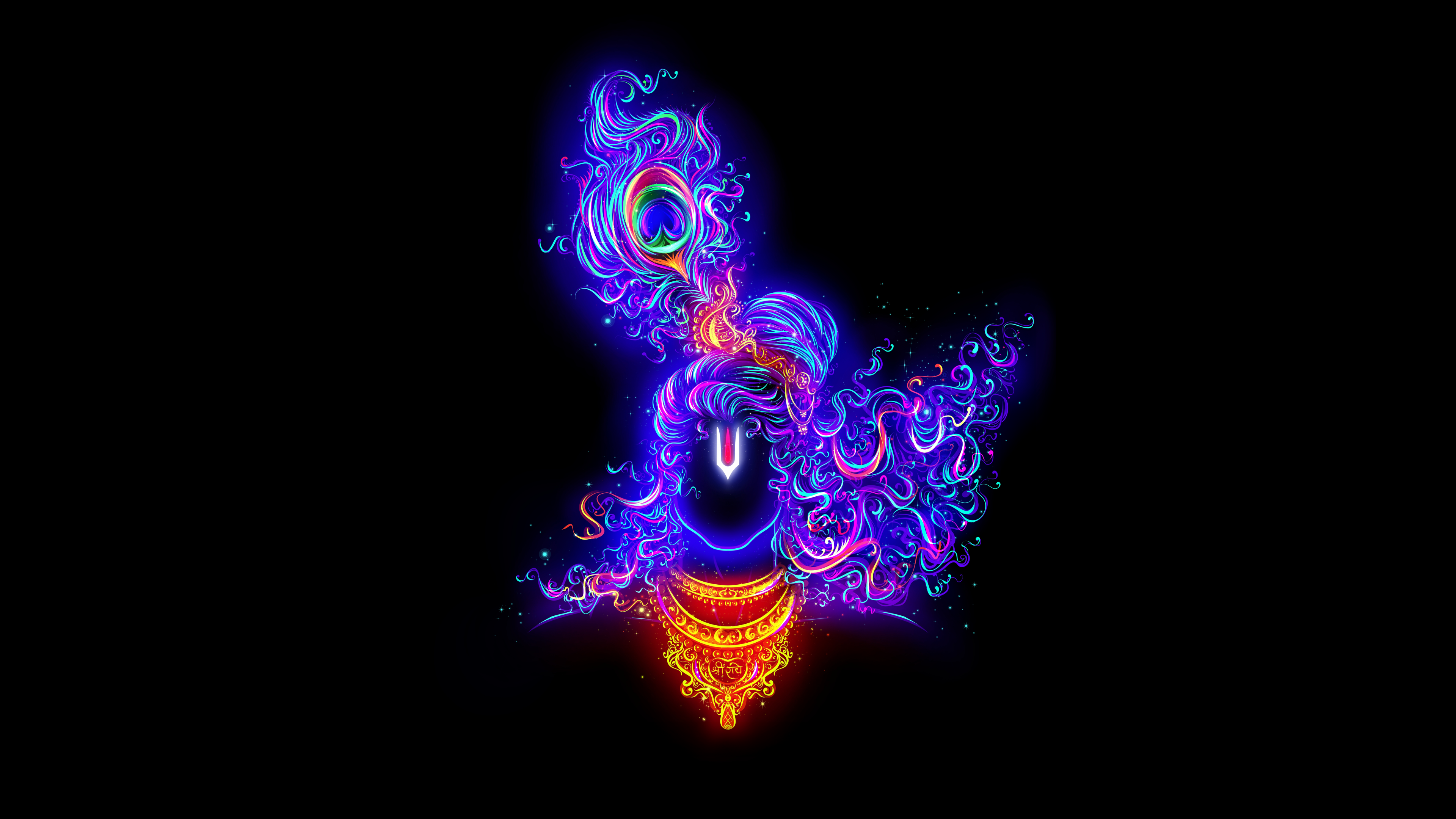 Lord Krishna Digital Art