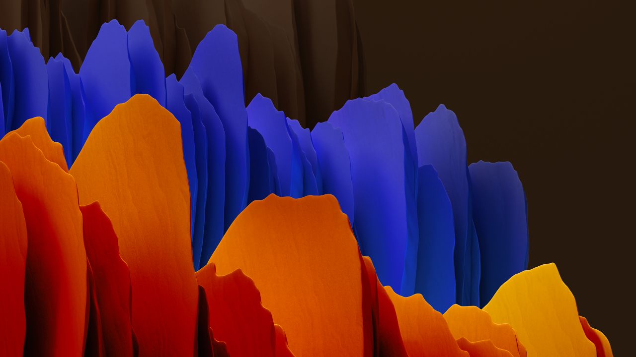 Samsung Galaxy Tab S7 Brown abstract