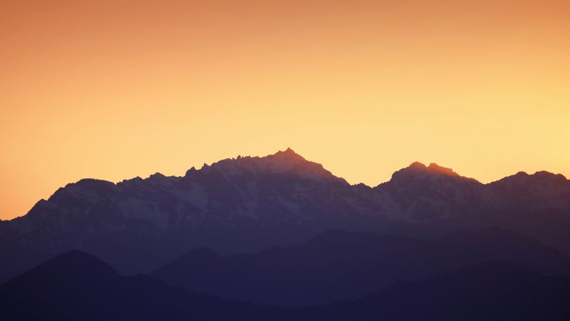 Mountains Sunset