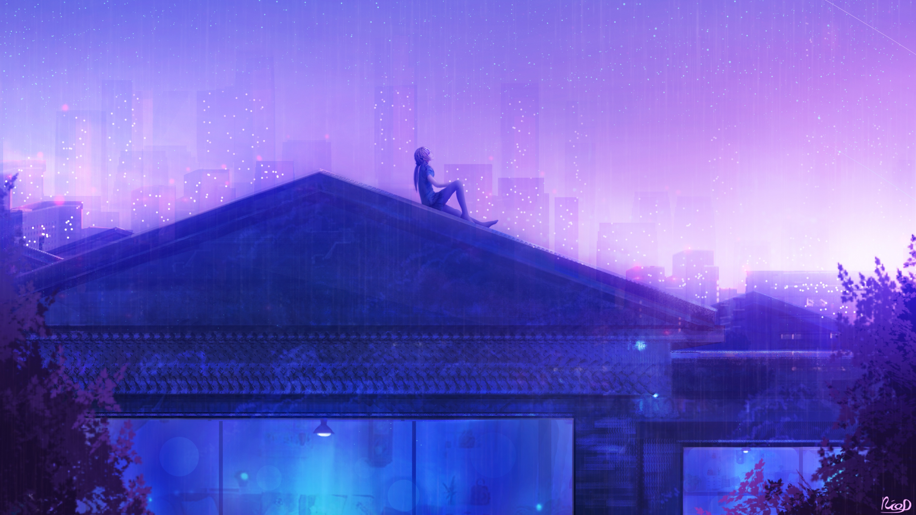 Girl Rooftop