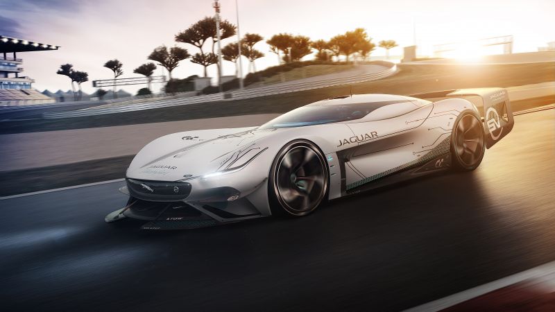 Jaguar Vision Gran Turismo SV Race track