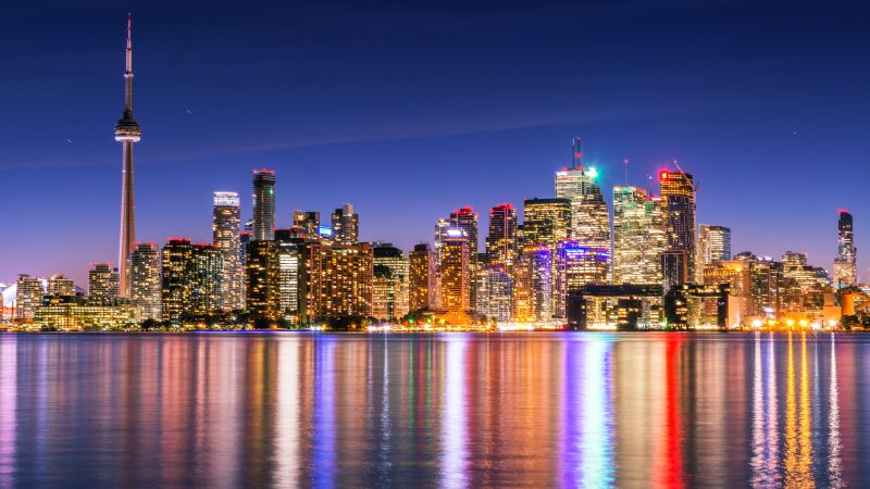 Toronto Skyline Skyscrapers