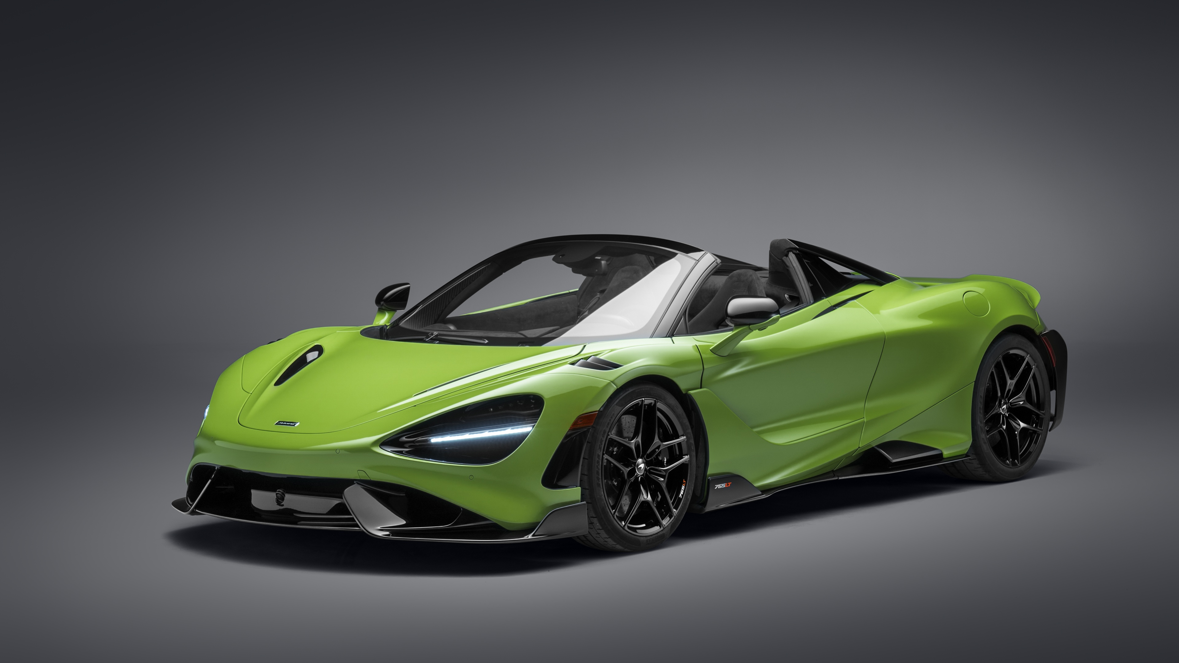 McLaren 765LT Spider Grey background