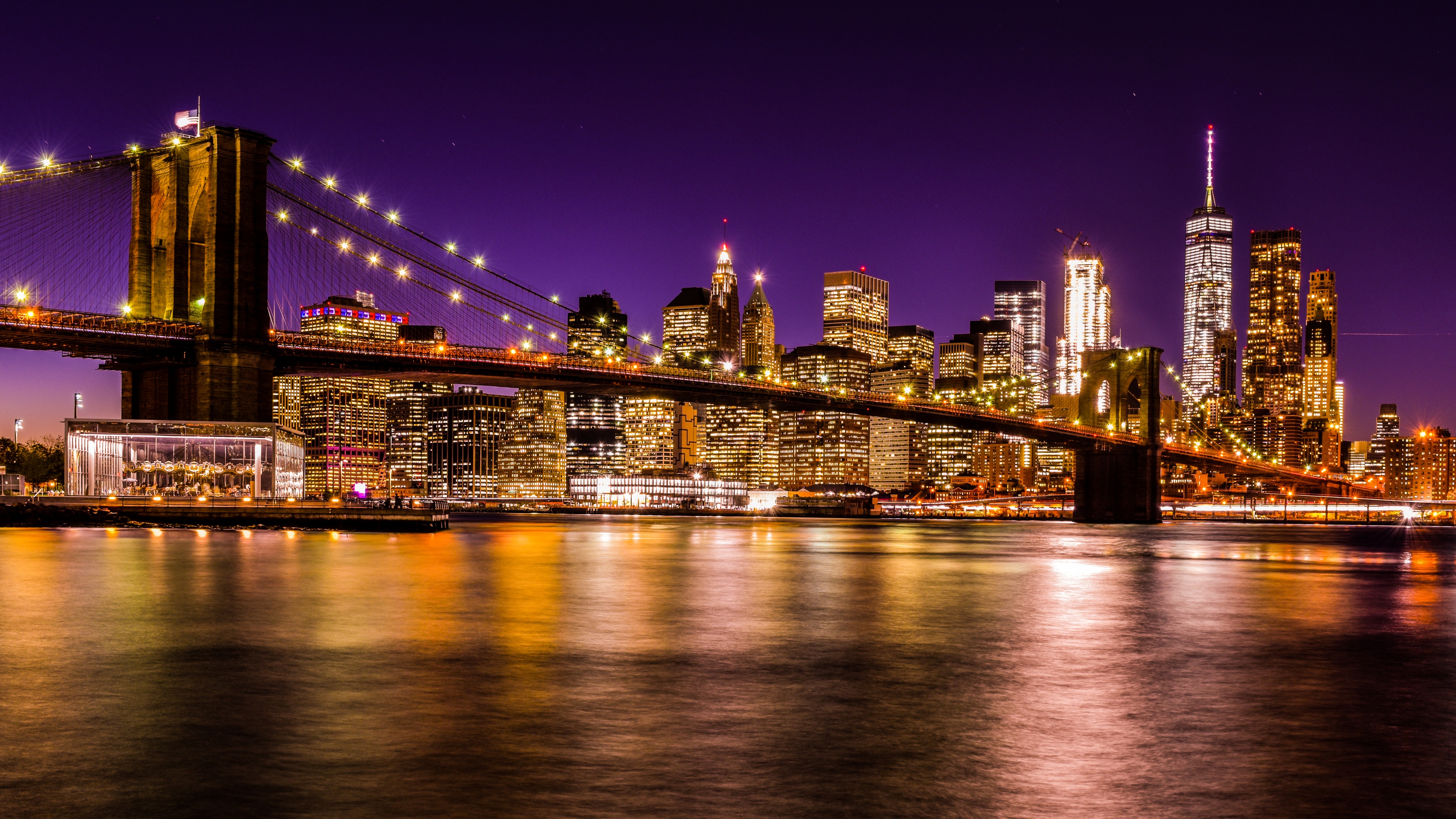 Brooklyn Bridge Night time
